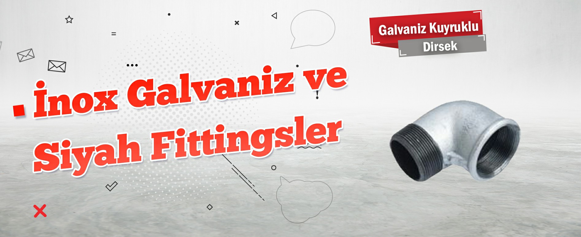 Çorlu Galvaniz Kuyruklu Dirsek